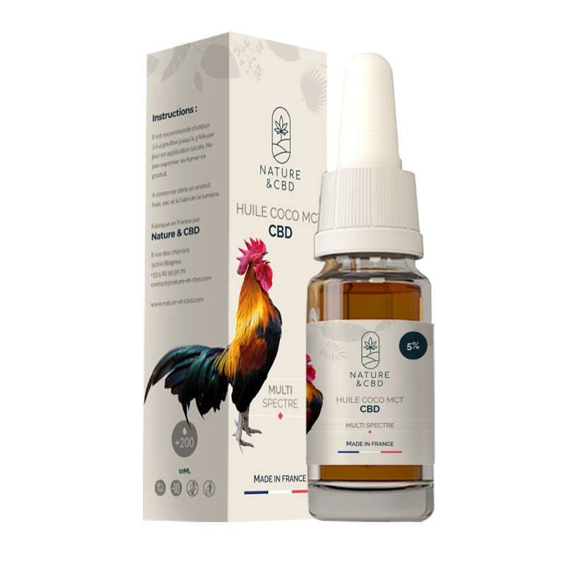 Huile CBD coco MCT 5%