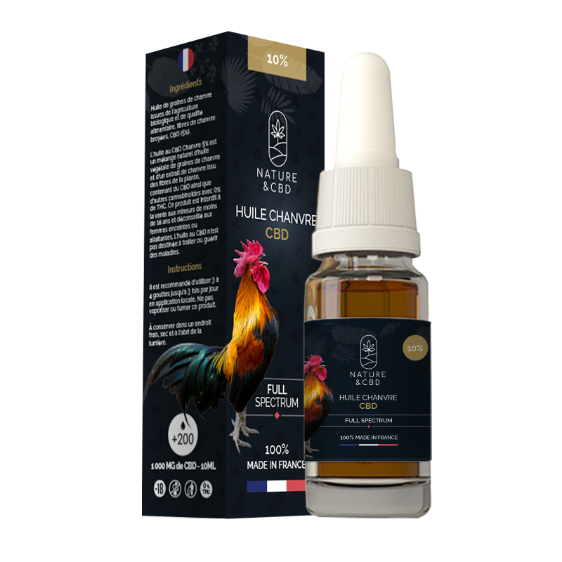 Huile CBD chanvre 10%